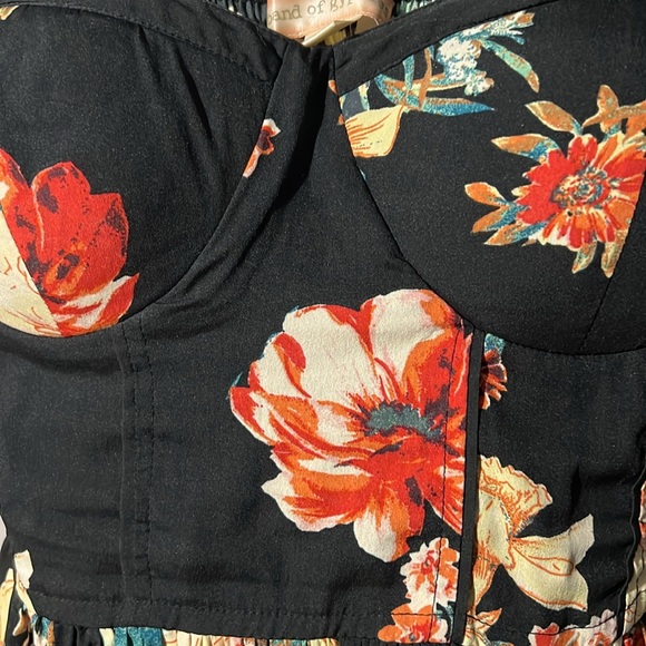 Band of Gypsies floral dress with pockets - Picture 5 of 5